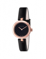 Gucci Diamantissima Analog Display Swiss Quartz Black Women's Watch(Model:Ya141501)