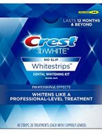 Crest 3D White Professional Effects Whitestrips Dental Teeth Whitening Strips Kit, 20 Treatments - Lasts 12 Months & Beyond