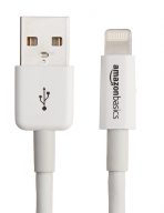 AmazonBasics Lightning với cáp USB A - Chứng chỉ của Apple MFi - Trắng - 3 Feet /0.9 mét