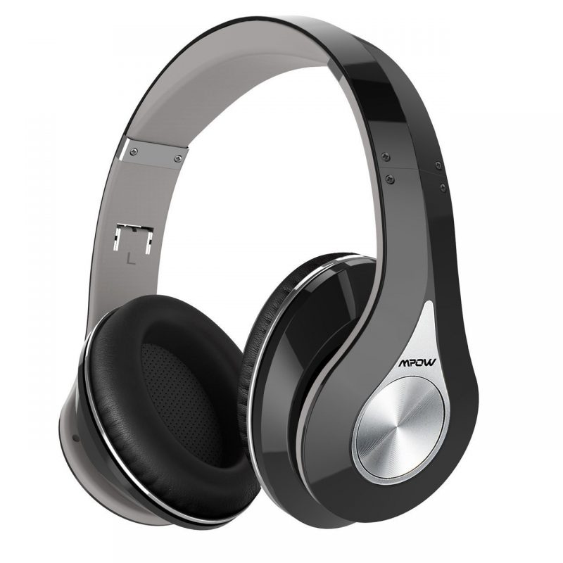 Tai nghe không dây Bluetooth Mpow, Tai nghe không dây Stereo Hi-Fi Stereo, Có thể Gấp, Bộ nhớ Earmuffs Bộ nhớ Nhỏ, với Mic và Chế độ Có dây dành cho PC / ĐTDĐ / TV